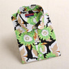 Dioufond Cotton Women's Blouse Animal Print Shirt Women Casual Stripe Shirt Female Owl Printed Shirt Women Blouses Summer Ladies Dioufond Cotton Women's Blouse Animal Print Shirt Women Casual Stripe Shirt Female Owl Printed Shirt Women Blouses Summer Ladies
