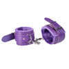Sexy Adjustable PU Leather Plush Handcuffs Ankle Cuff Restraints BDSM Bondage Sex Toy Restraints Sex Bondage Exotic Accessories