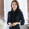 New 2017 Women's Shirt Long Sleeve Black Blouse Fashion Tops Ladies Office Blouse Camisa Mujer OL Chiffon Blouses And Shirts