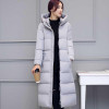 New 2017 women winter coats Red parka Wadded long Clothing Female slim Parkas cotton jacket with hooded Ladies outwear overcoats