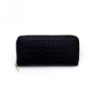New 2017 Women Purses Vintage Alligator Wallet Zipper Clutch Bag Fashion Designer Female Leather Wallets Famous Brand Purse