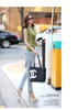 New 2017 Women Fashion Diamond Jeans Casual Denim Pants Woman Skinny Trousers Elastic Pencil Pants lager Size Women jeans