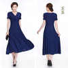 new 2017 women dress elegant one-piece summer dress floral print plus size women clothing vestidos femininos