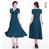 new 2017 women dress elegant one-piece summer dress floral print plus size women clothing vestidos femininos