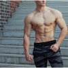 2017New Fashion Men Sporting Beaching Shorts Trousers Cotton Bodybuilding Sweatpants Fitness Short Jogger Casual Gyms Men Shorts