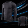 2017Mens Fitness Long Sleeves Rashguard T Shirt Men Bodybuilding Skin Tight Thermal Compression Shirts MMA Crossfit Workout Top