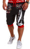 2017Men Shorts Men Casual Short Print Board Male Workout Shorts Men'S Casual Exercise Boardshorts Bermudas Masculina De Marca XS