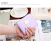 2017Fashion Women wallet small three fold PU leather coin wallet women purse brand designed female coin purse wallet