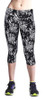 2017 Yomsong Floral Printing Capris Leggings Lady's  Casual Stretched Pants  Elastic Cropped Leggings  Women  Legging RL156