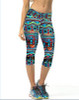 2017 Yomsong Floral Printing Capris Leggings Lady's  Casual Stretched Pants  Elastic Cropped Leggings  Women  Legging RL156