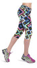 2017 Yomsong Floral Printing Capris Leggings Lady's  Casual Stretched Pants  Elastic Cropped Leggings  Women  Legging RL156