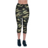 2017 Yomsong Floral Printing Capris Leggings Lady's  Casual Stretched Pants  Elastic Cropped Leggings  Women  Legging RL156