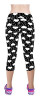 2017 Yomsong Floral Printing Capris Leggings Lady's  Casual Stretched Pants  Elastic Cropped Leggings  Women  Legging RL156