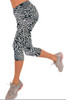 2017 Yomsong Floral Printing Capris Leggings Lady's  Casual Stretched Pants  Elastic Cropped Leggings  Women  Legging RL156