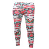 2017 Xmas Fashion Winter Warm Womens Christmas Snowflake Print Knitted Leggings Cotton Pants Xmas Gift