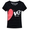 Lovers T Shirt For Couples And Lovers Clothes Lovers tshirt Summer Shirt Men &amp; Women Heart Love T-shirts Shape Shirt Clothes