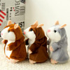 Lovely Talking Hamster Mouse Pet Plush Toy Electric Record Hamster Educational Stuffed Learn To Speak Toys mini doll