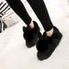 Lovely Style Cartoon Rabbit Cotton Winter Slippers Female Cute Rabbit Floor Home Slippers Fur Warm Plush Women Home Shoes Brand