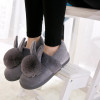 Lovely Style Cartoon Rabbit Cotton Winter Slippers Female Cute Rabbit Floor Home Slippers Fur Warm Plush Women Home Shoes Brand
