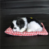 Lovely Simulation Animal Doll Plush Sleeping Dogs Toy with Sound Kids Toy Decorations Birthday Gift For Children Stuffed Toys