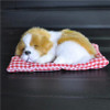 Lovely Simulation Animal Doll Plush Sleeping Dogs Toy with Sound Kids Toy Decorations Birthday Gift For Children Stuffed Toys