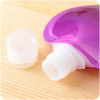 Lovely Silicone Emulsion Bottles Practical Shower Lotion Refillable Bottles Travel Portable Shampoo Cosmetic Bottle Random Color