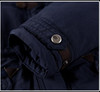 Large Size Jacket Mens Clothing Winter Long Coat Parkas Snow Clothes Outwear Overcoat Windbreaker Warm Thick Hoodies Fur Collar