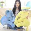 Large Plush Elephant Toy Kids Sleeping Back Cushion Elephant Doll PP Cotton Lining Baby Doll Stuffed Animals 65 cm Kids Toys