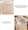 Roman Nordic storage crystal glass jar of sugar pot jewelry decoration furnishing articles wedding desktop candy storage decor