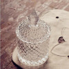 Roman Nordic storage crystal glass jar of sugar pot jewelry decoration furnishing articles wedding desktop candy storage decor