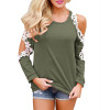 Rogi Women Cotton Tops and Blouses 2018 Vetement Femme Fashion Lace Crochet Shirts Sexy Cold Shoulder Blouse Blusa Feminina 2XL