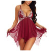 Sexy Dress For Women Floral Transparent Lace Sexy Lingerie Porno Babydoll Chemise Night Dress Erotic Underwear Sex Sleepwear 3XL Sexy Dress For Women Floral Transparent Lace Sexy Lingerie Porno Babydoll Chemise Night Dress Erotic Underwear Sex Sleepwear 3XL