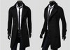 Spring Autumn Winter Men's Fashion Casual Single Breasted Long Trench Coat Jacket Pea Coat Overcoat British Style DFBTC001