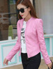 spring Autumn Short Outwear 2017 New Spring Fashion Women Motorcycle PU Leather Jackets Female Zippers Coat Hot Black white