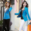 Spring Autumn Plaid Patchwork Blazer Jacket Women Slim Long Sleeve One Button Blazers Coats OL Elegant Suits Jackets Office Wear