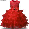 Aini Babe Girl Dress Princess Christmas Lace Kids Christening Events Party Wear Dresses For Girls Children Baby Red Clothes Aini Babe Girl Dress Princess Christmas Lace Kids Christening Events Party Wear Dresses For Girls Children Baby Red Clothes