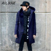 AILOOGE 2017 Autumn Trench Coat Men Trench Coat Men Outerwear Casual Coat Men's Jackets Windbreaker Mens Trench Coat