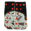 AI2 Cloth Diapers Infant Baby Reusable Diaper Nappies Character Print Washable Bamboo Charcoal Pocket Diapers Cover 0-3Years