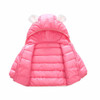Bibihou Girls Winter Jackets Boys Cartoon Style Girl Fashion Outerwear Baby Girls Clothes Hooded Jacket for Girls Cotton Parkas