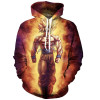 BIANYILONG Space Galaxy 3d Sweatshirts Men/Women Hoodies With Hat Print Stars Nebula Autumn Winter Loose Thin Hooded Hoody Tops
