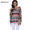 BHflutter New 2018 Women Blouses Floral Print Casual Loose Summer Shirts Batwing Sleeve Brief Chiffon Tops Plus Size 4XL 5XL 6XL