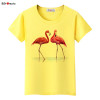 BGtomato Harajuku 2017 Fashion Tops Loose T-shirt flamingos Print tops Women art Shirts Casual Cartoon fashion tees