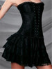 AIZEN Sexy Corset And Bustier Lace Evening Women Casual Dress Plus Size Push Up Gothic Corset Dress Zip Black Red Vintage Green
