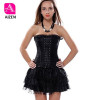 AIZEN Sexy Corset And Bustier Lace Evening Women Casual Dress Plus Size Push Up Gothic Corset Dress Zip Black Red Vintage Green
