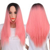 AISI HAIR Blonde Ombre Wig Long Straight Hair Synthetic for Women Free Shipping