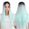 AISI HAIR Blonde Ombre Wig Long Straight Hair Synthetic for Women Free Shipping
