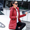 AISHGWBSJ Winter Cotton Warm Overwear Jackets Winter Long Coats Women Hooded Padded-Cotton Parkas Female Thicker 2017 New PL128