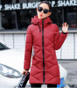 AISHGWBSJ Winter Cotton Warm Overwear Jackets Winter Long Coats Women Hooded Padded-Cotton Parkas Female Thicker 2017 New PL128
