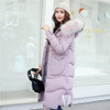 AISHGWBSJ 2017 winter military green parka for women fur collar long jackets with hat female thicker hooded coats cotton PL015