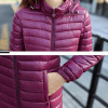 AISHGWBSJ 2017 New Autumn Winter Women Jackets Ultralight Cotton Coat Causal Long Hooded Cotton Parkas Plus Winter Outwear PL034